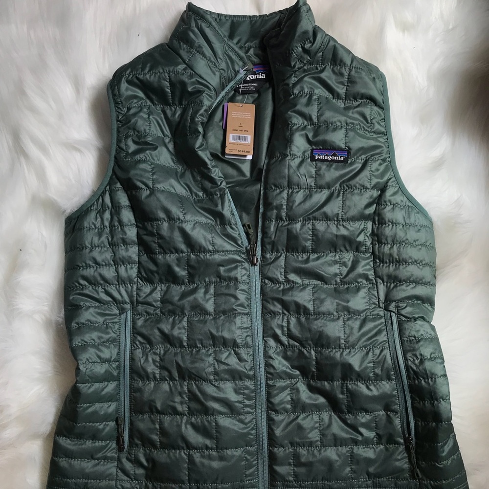 Women’s pesto Patagonia vest *NWT*